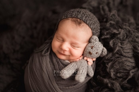 fotografare un neonato a pochi giorni di vita