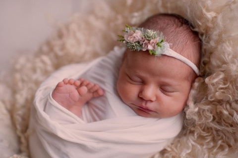 fotografia di neonato milano